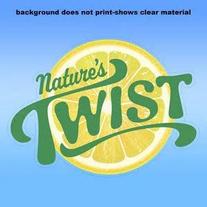 Promotional Clear Vinyl Decal 3x6 | Full-Color UV Printed