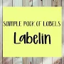 Printed Labels Sample Pack, Various Sizes & Materials