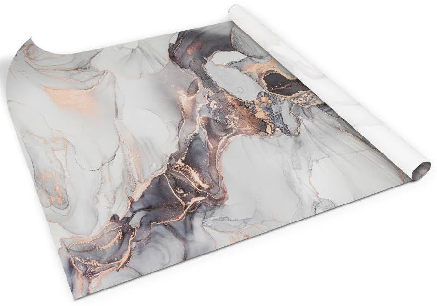 PCV sticker for furniture Abstract marble 40x20