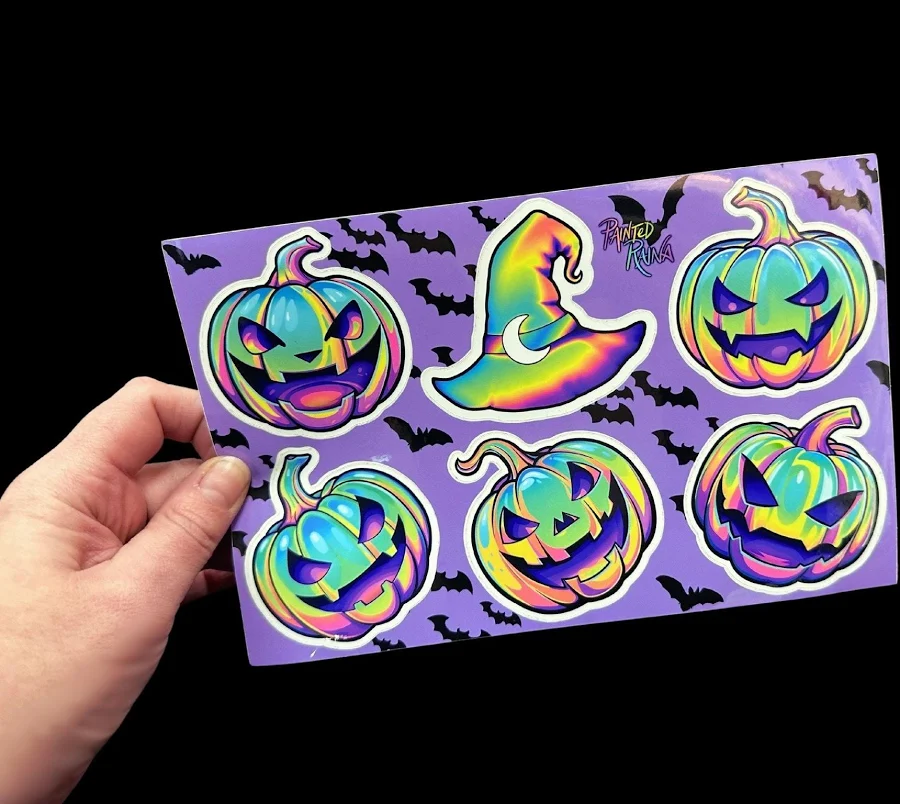 Pastel Halloween Sticker Sheet