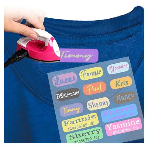 Iron On Name Labels For Clothin…