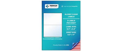 Premium Label Supply Large Glos…