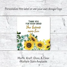 Custom Stickers, Custom Labels, Thank You Stickers, Sticker Sheet, Candle Labels, Printed Sticker, Logo Stickers, Product Labels 2.5 inch / Matte