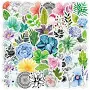 50pcs Waterproof PVC Plastic Self Adhesive Picture Stickers