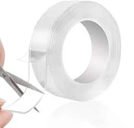 2-10M Double Sided Adhesive Tape Heavy Duty Transparent Washable Ultra-strong Two Sided Mounting