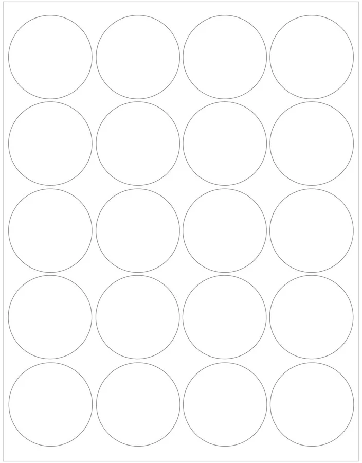2" Compostable Round Labels