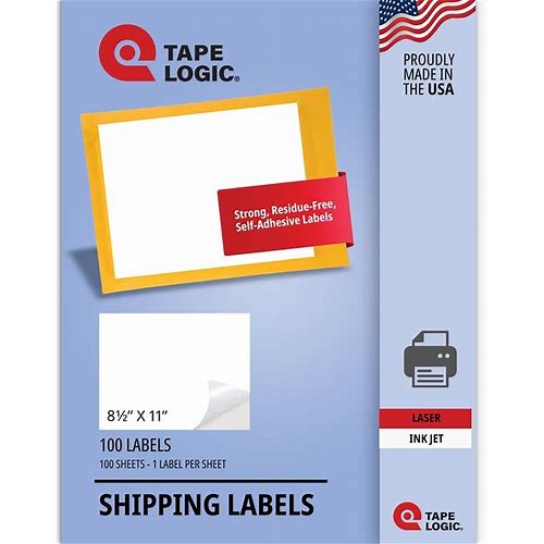 TAPE LOGIC Laser Labels Recta…