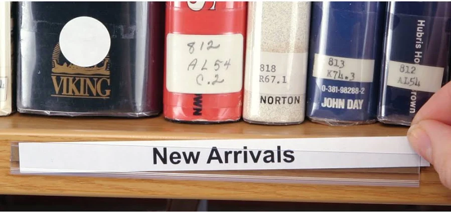 Open-Edge Shelf Label Holders