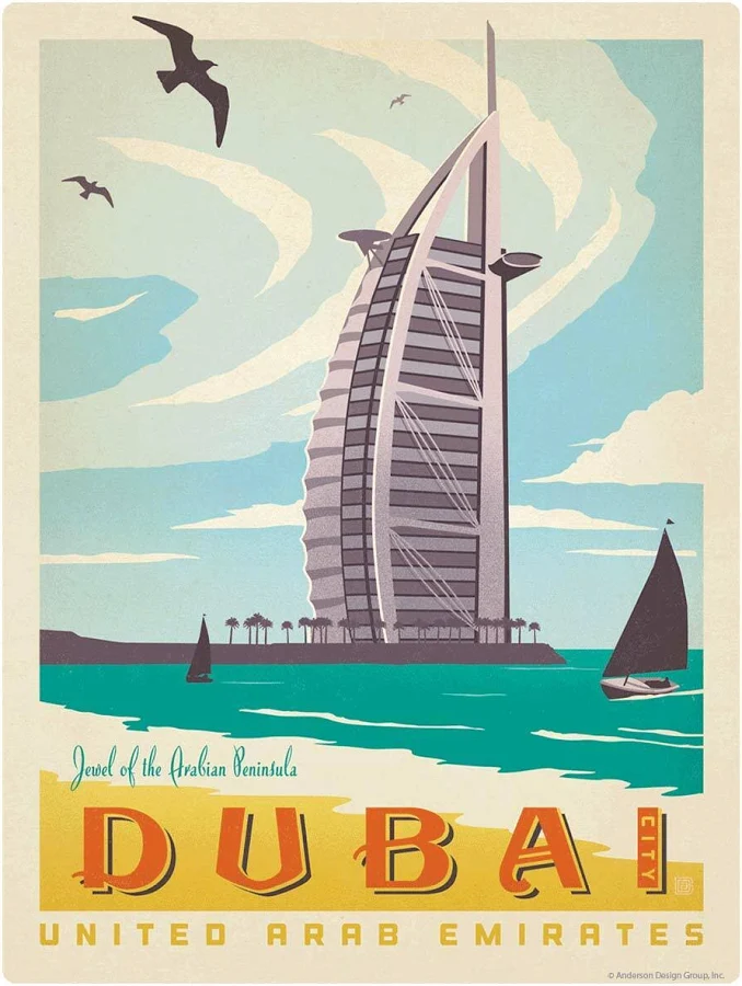 Dubai United Arab Emirates Decal Peel And Stick