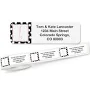 Leeza Initial Rolled Address Labels - Roll of 250
