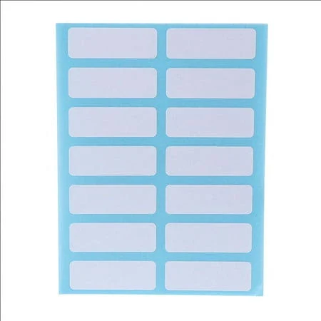 168Pcs Self-adhesive Labels Blank Name Number Sticker Student Office Stationery