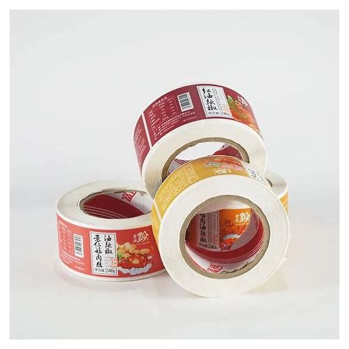 Label Customized Printed Roll Sel…