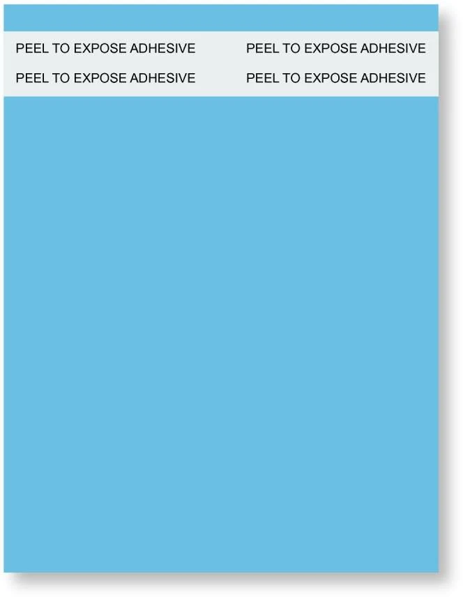 1000 Qty Blank Self Adhesive Tag