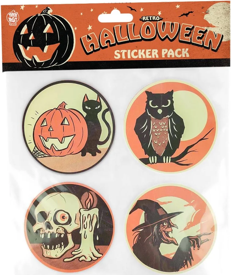 Trick Or Treat Studios Classic Halloween Sticker Pack