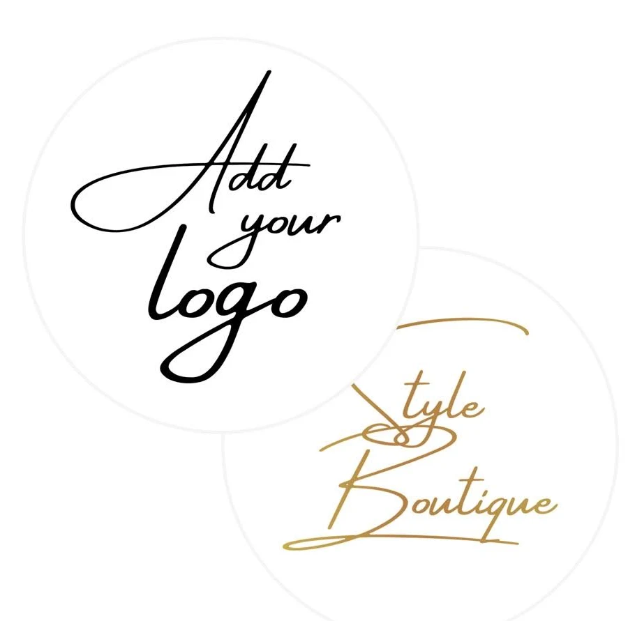 Matte White Custom Printed Stickers / Labels 3" x 3"