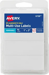 Multi-use Removable Labels, 1