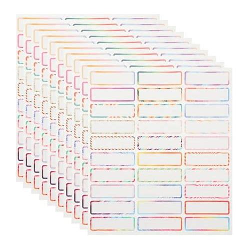 10 Sheets Waterproof Name Stick…