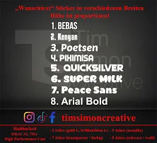 Personalized vinyl stickers from 10 to 60 cm | Names, decorations & labels of any kind | Custom text available in 117 colors!