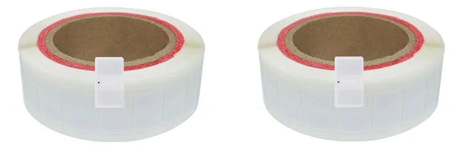 Passive UHF 860~960Mhz White 27*15mm Rectangular KM4Q RFID Tag Label Art Paper Sticker|100Pcs