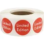 InStockLabels.com Red Limited Edition Retail Labels