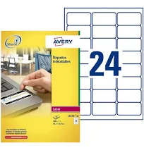 Avery L6146-20 White 480pc self-adhesive label Hardware/Electronic