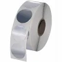 1" Round Silver Foil Labels