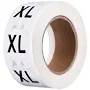 Unique Bargains Self-Adhesive Round Clothing Size Sticker Label