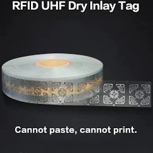 50PCS UHF RFID Dry Inlay Tag 18000-6C 860-960MHz RFID UHF Sticker Label U8/U9 Ch