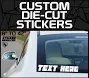 Custom Die-Cut Lettering Stickers