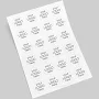 LOGO or TEXT stickers / Custom Labels / Personalised Stickers / Personaized Sticky Labels / Business Stickers / Branding Labels