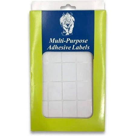 1000 All Purpose Self Adhesive Plain Rectangular White Labels