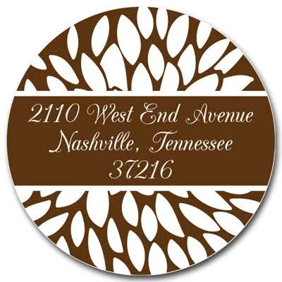 Prints Charming Holiday Address Labels - Blue Jolly Tree