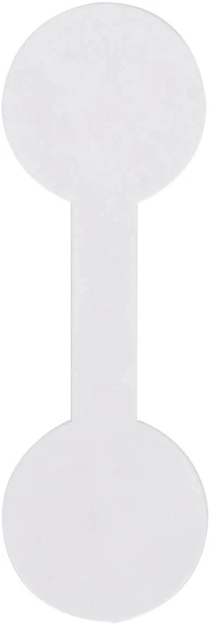 White Gummed Ring Price Tags 1 Area For Pricing