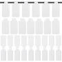 50 Pack Nylon Writable Self-Adhesive Labels - White, Waterproof, Reusable Cable Tags for Electronics, Computers & Cable Management