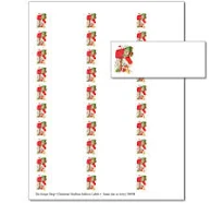 Christmas Mailbox Holiday Address Labels 1" x 2-5/8 oalx933