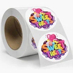 1,000 Circle Roll Stickers - Custom Sticker Label Printing