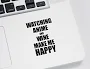 Watching Anime And Wine Make Me Happy Funny Gift Idea For Hobby Lover Sticker