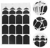 Houderco 20 Sheets Self Adhesive Label Stickers 12 Pieces Each Sheet Rectangular Shape for Housework 2.48X1.65In