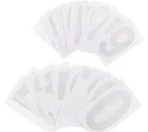 Tablzone 6Pcs Self Adhesive PVC Mailbox Decals Multi Color Weather Resistant Stickers