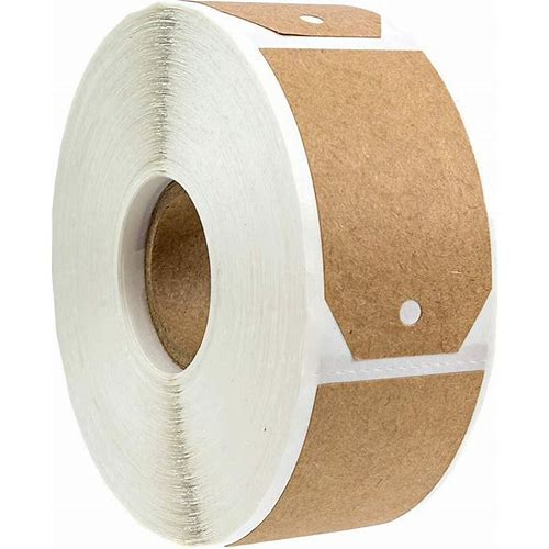 Gift Tags Kraft Sticker Paper Adh…