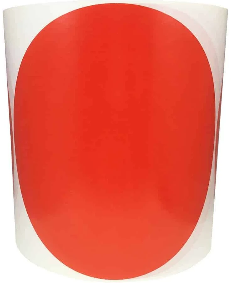 Red Stickers Extra Large 6