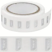 Mini NFC Transparent Labels - 21x11mm, NTAG213 Chip, 137B Memory, Rewritable Adhesive Stickers for Office Supplies, Compatible with NFC Technology,