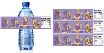 Birthday Water Bottle Labels with Nutrition Facts