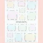 Label Sticker Sheets Color: Flowers