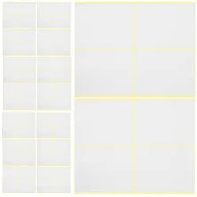 Masteelf 120pcs Large Labels for Bins Labels for Organizing Packing Labels Label Sticker Write On Labels Blank Address Labels Stickers