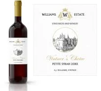 Vintners Choice Wine Label | Wine-Making Supplies | Waterproof Labels | Homemade Wine Labels