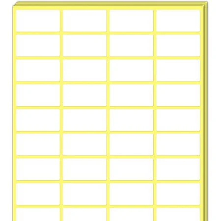1000 Pieces, 2 x 1 inch - White Labels Stickers to Write On, Blank Stick On Adhesive Sticky Labels