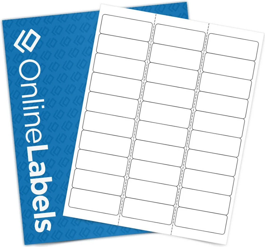 Online Labels 2.625 x 1 Address Labels