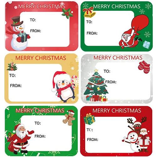 120Pack Christmas Labels Sticker…