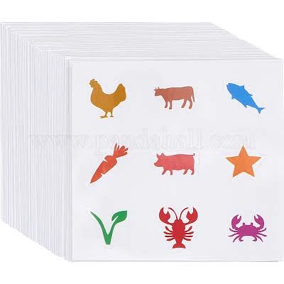 PVC Plastic Self-Adhesive Stickers